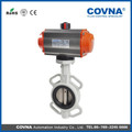 Butterfly valve with pneumatic actuators